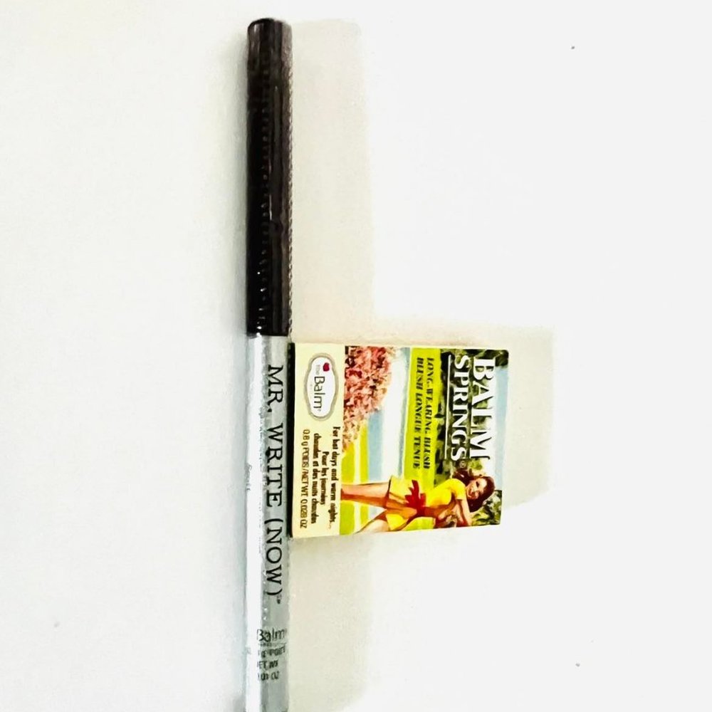 The Balm Bundle- Balm Springs blush and Wr Write Now eyeliner in Scott